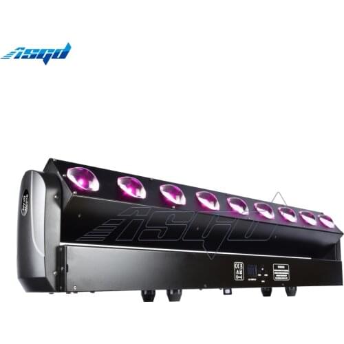 LED Lyre 9x40W RGBW 4in1 Bar Beam Moving Head Scan Light DMX Control Projector Bar Party KTV Home Wedding DJ Club Stage ASGD