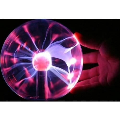 Hot Selling Magic Glass Plasma Ball Kids Gift New Year Magic Plasma Night Lamp For Sphere Lightning Party USB glitter lamp