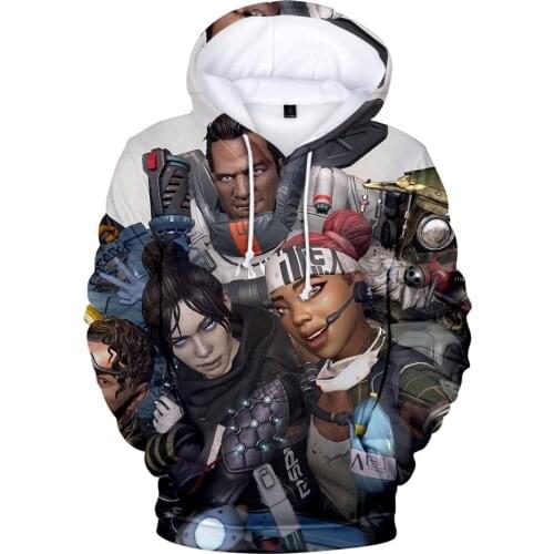 Novelty 3D Apex Legends Hoodies Hot Game Men Fashion Women Winter Sweatshirts Hip Hop Hoody Apex Legends Hoodies Mens pullovers