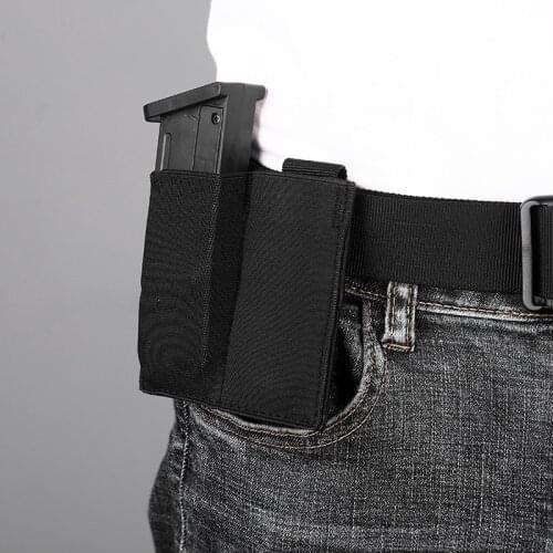 2021 NEW 9MM Molle Nylon Tactical Double Gun Mag Magazine Pouch New Holster for Outdoor Combat Military Hunting Bullet Pocket