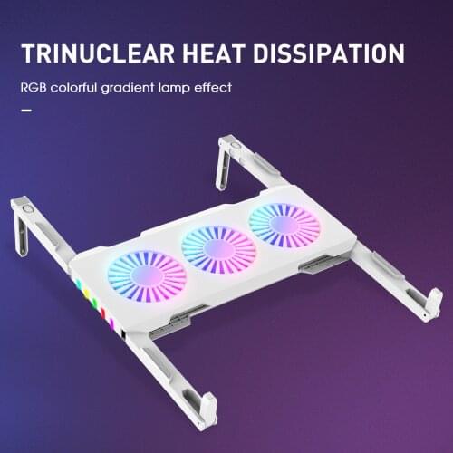SeenDa X1 Laptop Cooler Laptop Cooling Pad Notebook Gaming Cooler Stand with Three Fan for 12-17inch Laptop Radiator Air cooler
