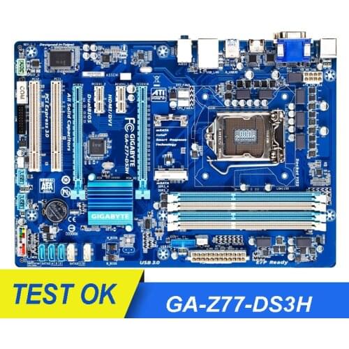 For Gigabyte GA-Z77-DS3H DOriginal Used Desktop Motherboard Z77-DS3H Z77 LGA 1155 Core i3 i5 i7 DDR3 100% Fully Test