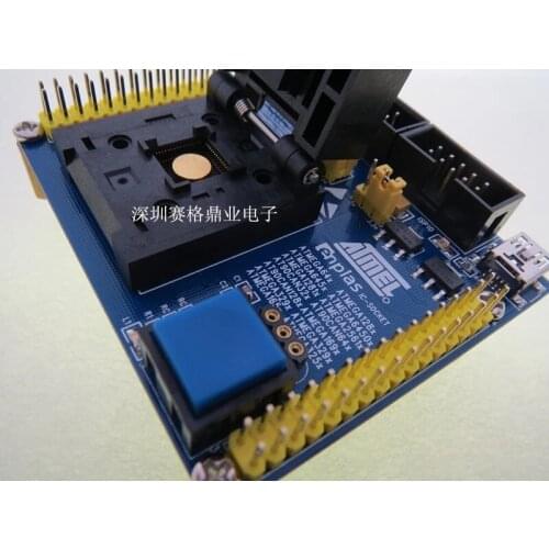 Original ATMEL IC Test Seat ATmega6450/mega1281/mega2561/mega128IC Burning Programm QFN64 Socket Adapte