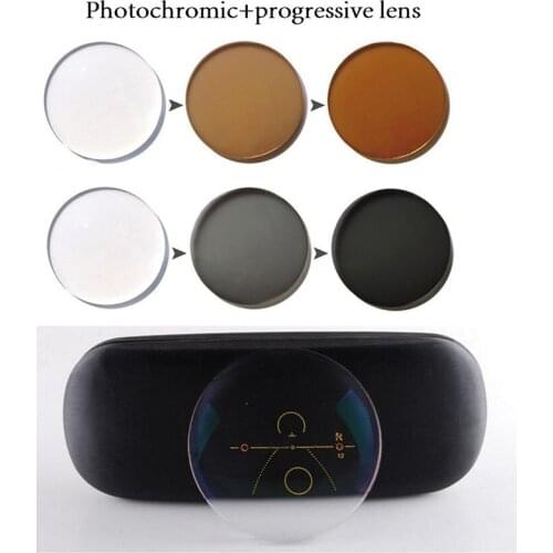 1.56 1.61 1.67 1.74 Index Progressive Photochromic Lens Anti Blue Ray Lenses Myopia Optical Reading Multifocal Prescription Lens