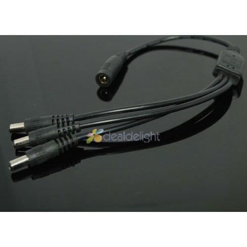 DC Power Jack 1 To 2 3 4 5 8 Female To Male plug Splitter Adapter Connector Cable For CCTV Camera LED Strip Light