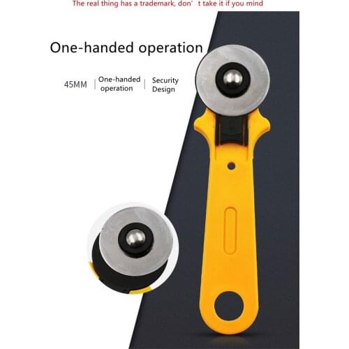 45Mm Patchwork Roller Wheel Knife Cloth Cutting Knife Leather Paper Fabric Craft Fabrics Rotary Cutter Diy Sewing Accessories