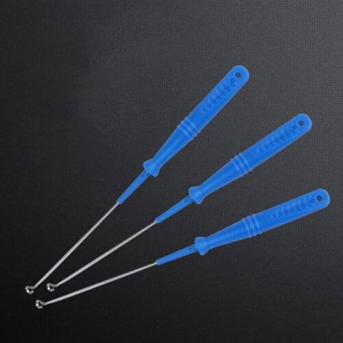 Fishing Hook Remover Stainless Steel With Anti Lost Ring Extractor Anti Slip Handle Fish Removal Tools