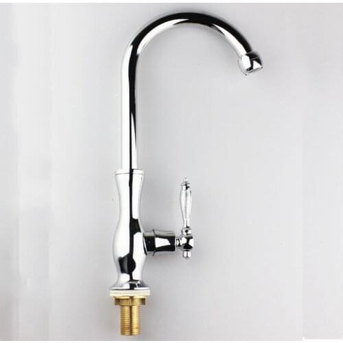 Kitchen single cold water faucet dish washing basin faucet washing pool faucet sink basin faucet single hot water