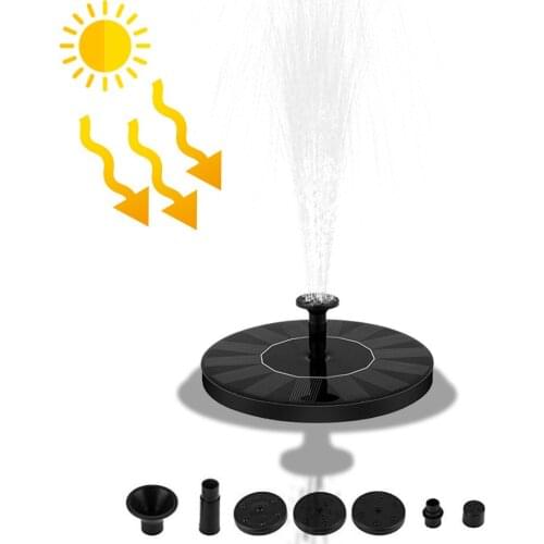 Solar Pump Fountain Watering kit Power Solar Pump Swimming Pool Pond Submersible Waterfall Floating Solar Panel Fountain 20Jun4