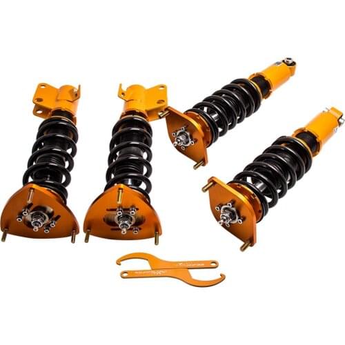 Coil Spring Coilovers Shock For Subaru Impreza WRX STi 2008-2013 24 Ways Adjustable Damper