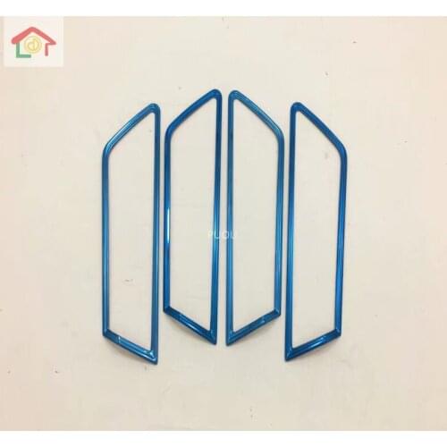 Car Styling Body Cover Stick Trim Stainless Steel Door Inner Inside Handle Bowl Frame 4pcs For Skoda Karoq 2017 2018 2019 2020