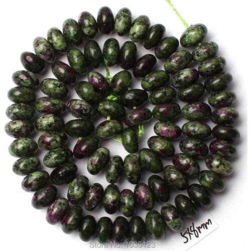 High Quality 5x8mm Mixed Color Zoisite Rondelle Shape DAY Gem Loose Beads Strand 38cm DIY Creative Jewellery Making w2776