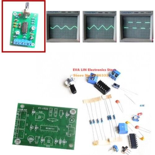 WS16 DC 12V ICL8038 Monolithic Function DDS Signal Generator DIY Kits Module Triangular Square Triangle Sine Wave 50-5KHz Output