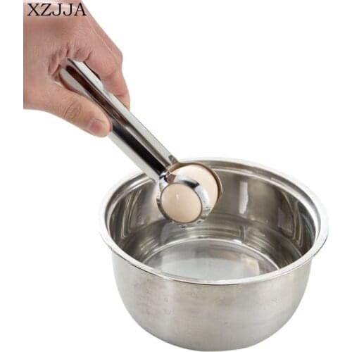XZJJA 1Pcs Creative Stainless Steel Egg Clips Food Bread Baking Clip Kitchen Accessories Cooking Tools Household Barbecue clamp