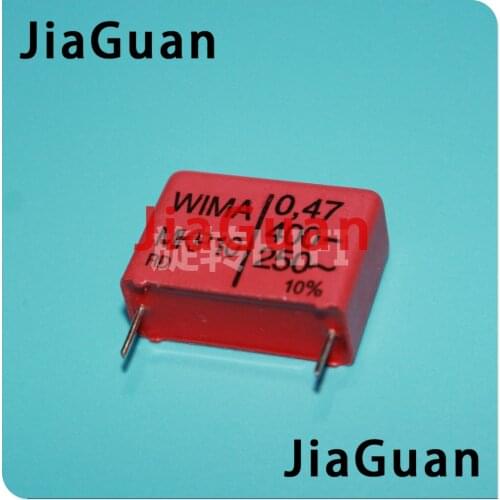 10PCS RED WIMA MKP10 0.47UF 400V p22.5mm original new MKP-10 474/400V U47 audio 470nf/400v 0.47U film 474 PCM22.5 470N