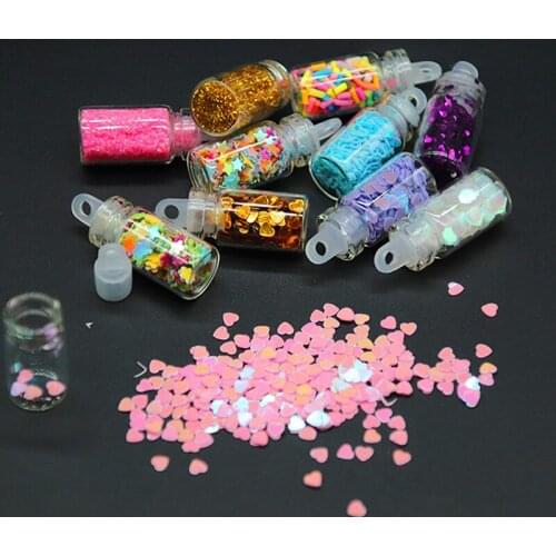 Nail Art 3D DIY Rhinestones Beads Sequins Glitter Powder Manicure Decoral Tips Polish Nail Stickers Mixed Design Case