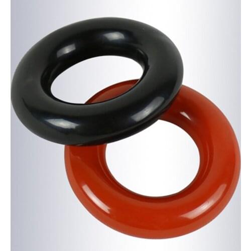 4Pcs Outer Diameter 6cm Metal Round Weight Power Swing Ring For Golf Clubs Warm Up Golf Training Aid Black & Red Golfing Weighte