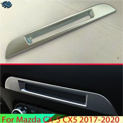 ABS Chrome Interior Inner Seat Adjustment Switch Knob Button Cover Trim For Mazda CX-5 CX5 2017 2018