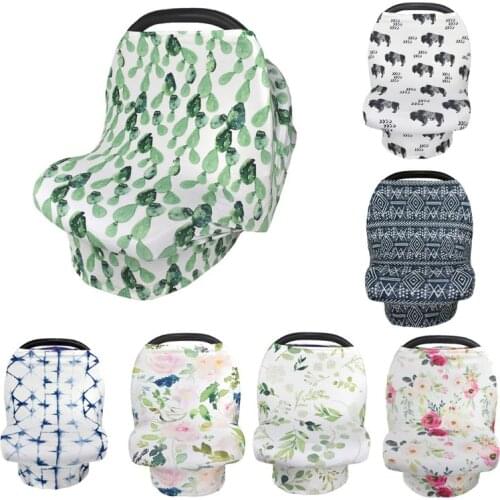 Mom Nursing Cover Scarf Canopy Breastfeeding Cover Multifunction Cape Baby Stroller Cover