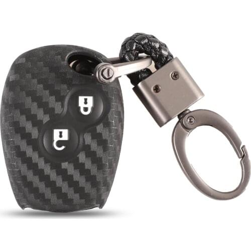 Kutery Silicone Rubber Car Key Cover Case For Renault Captur Megane Modus Kangoo Scenic Sandero Twingo Remote Protecor 2Buttons