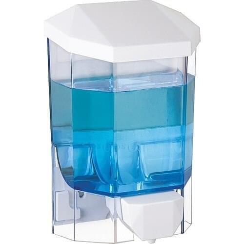 Flora Plastic Transparent Liquid Soap Dispenser Flosoft F032