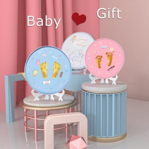 Baby Souvenirs Safe Newborn Hand Foot Print Baby Handprint Footprint Mud Maker Keepsake Soft Clay Baby items for newboms Gift
