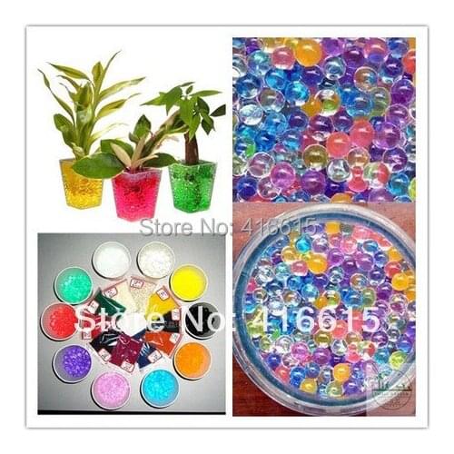 4000 Pcs,200 Pieces/bag,Pearl shaped Crystal Soil Water Pearl Beads Mud Grow Magic Jelly balls wedding Home Decor,Aqua Pearls