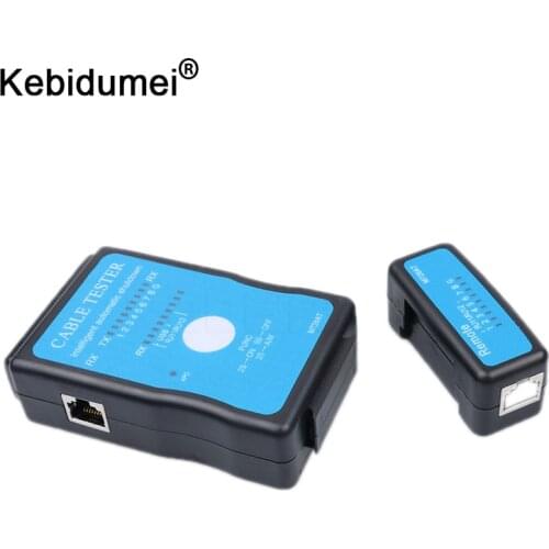 Kebidumei USB Cable Tester RJ45 RJ11 RJ12 LAN Network Cable Tester Network Ethernet CAT5 CAT5e Networking Tool Tracker Wholesale