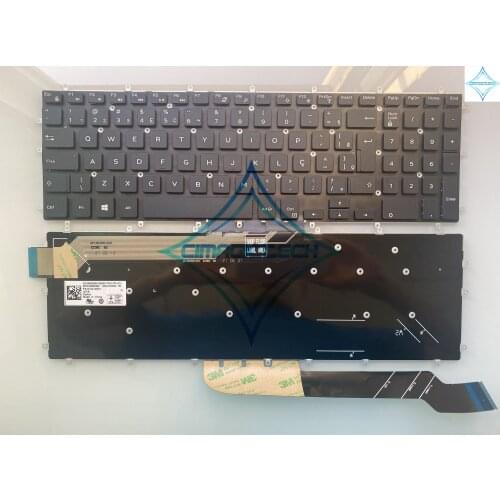 New For Dell Inspiron 15 5565 5567 5570 5575 7566 7567 G3-3579 3779 3583 G5 5587 G7 7588 BR brazil US Laptop Keyboard Teclado
