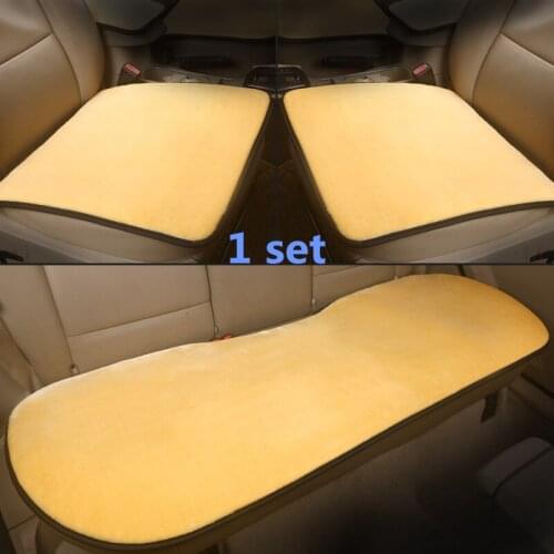 New Universal Plush Car pad Thickening Velvet Protector Car-styling Seat Cushion Automobiles Accessories All Cars
