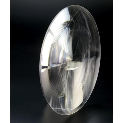 Optical Fresnel Lens PMMA 170mm Focal Length 135mm 150mm Plane Magnifier Solar Concentrator Magnifying Glass Flashlight Lamp