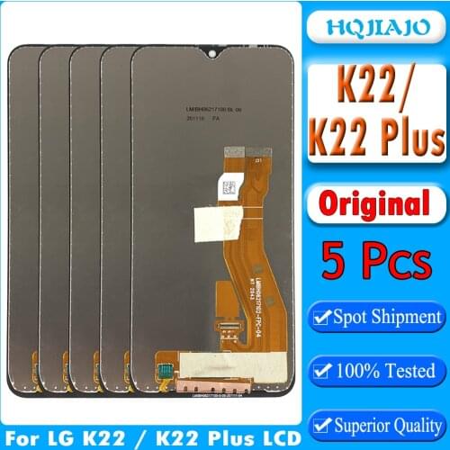3/5/10 Piece Lot LCD For LG K22 LCD Display Screen Touch Digitizer Assembly