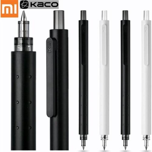 Xiaomi Kaco Rocket Gel Pen 0.5MM Black/Navy Blue ink Press Pen Fast Dry Sign Pen Gel-ink Stationery For Office School/ Refills