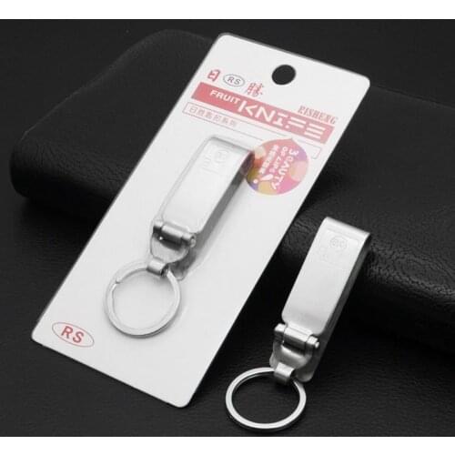 Anti-Lost Heavy Duty Stainless Steel Belt Key Holder Key-Clip Detachable Keyrings for Keys Belt Keychain Men Jewelry