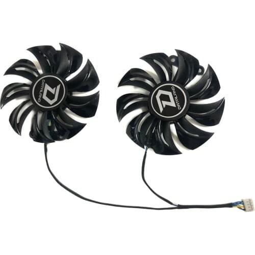 1 Set GA91B2U PLA09215B12H Graphics Cards Fan For Radeon PowerColor Red Devil Dragon AX RX 480 470 580 Video Card Cooling