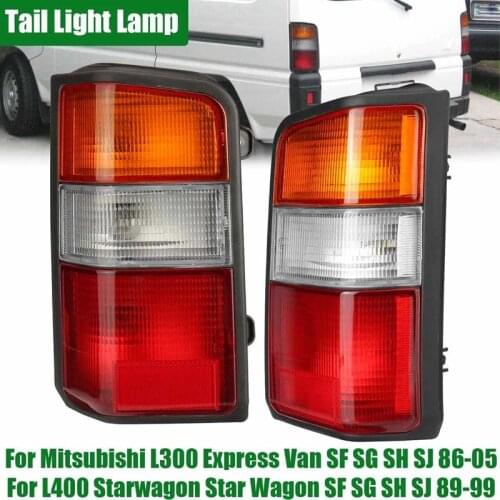 Pair Car Tail Light Lamp for Mitsubishi L300 Express Van L400 Starwagon Star Wagon SF SG SH SJ 1986-2005 Car Lighting