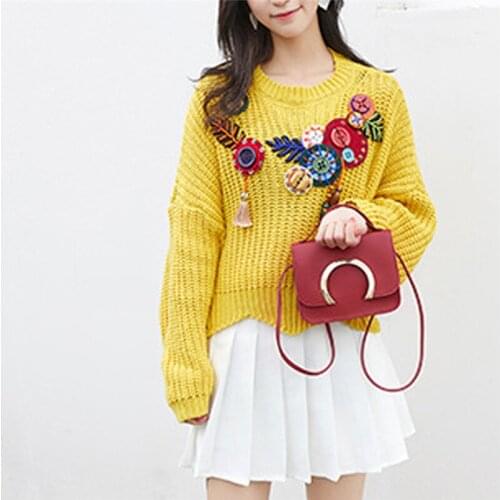 Women Shoulder PU Leather Bag Fashion Crossbody Bag Ladies Metal Chain Tassels Solid Tote Bags Female Messenger Phone Bag