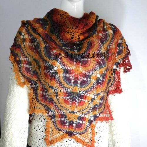 100g Cashmere Yarn for Knitting 100% Wool Yarn Crochet Melange Fine Rainbow Line Colorful High Tenacity