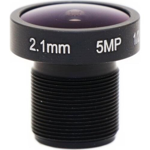 2.1mm Lens 5.0 MegaPixel Wide-angle 150 Degree MTV M12 x 0.5 Mount Infrared Night Vision Lens For CCTV Security Camera