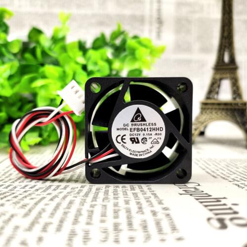 Free Shipping DELTA EFB0412HHD -R00 ROO 4CM 40MM 4020 12V 0.15A For Huawei 3600 5600 H3C server cooling fans axial