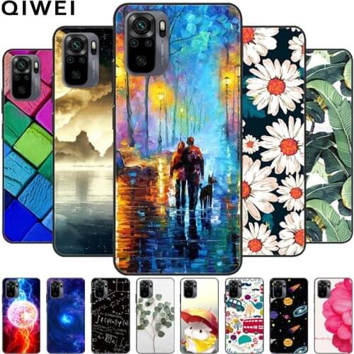 For Redmi Note 10 Pro Global Case Black Bumper Soft Phone Cases For Xiaomi Redmi Note10 Pro 2021 Silicone Cover Redmi Note 10 5G