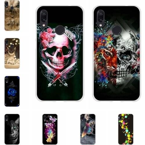 Cover For Xiaomi Redmi Note 7 pro Case Silicone Soft Coque For Xiaomi Redmi Note 7 Case fundas 6.3" Cat cute cartoon Shells Bags