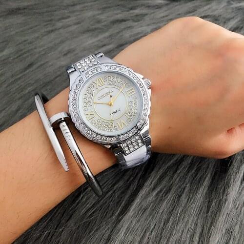 Contena Womens Silver Watch