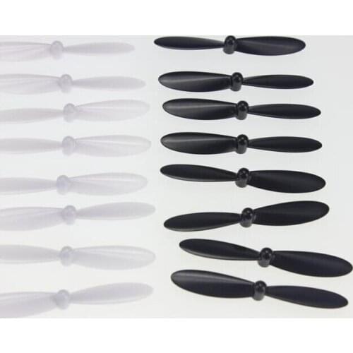 F08517-4 4 sets X4 H107 Quadcopter propeller Propeller H107-A02 Black / White for H107 / H107L / H107C RC Helicopters