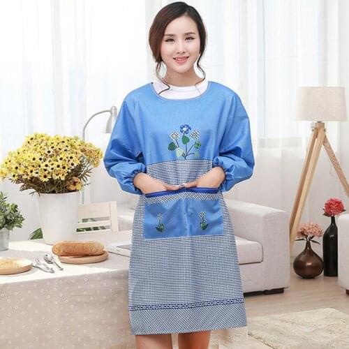 Plaid Printing Apron Woman Adult Bibs Home Cooking Baking Coffee Shop Cleaning Aprons Kitchen Accessories