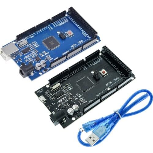 I2C IIC MEGA2560 MEGA 2560 R3 (ATmega2560-16AU CH340G) Board Development Board MEGA2560 With USB Cable For Arduino