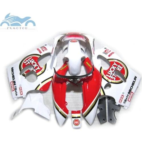Custom fairings kit for SUZUKI GSXR 600 GSXR750 1996 1999 2000 SRAD motorcycle sport race fairing kit GSXR600 96-00 Lucky Strike