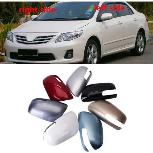 For Toyota Corolla Altis 2010 2011 2012 2013 2014 Outside Rearview Mirror Cover Cap Wing Door Side Mirror Cover Shell Housing