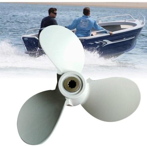 Small Marine Ship Propeller Three-leaf Aluminum Alloy Propeller For Yamaha Outboard 4-6 HP Motor