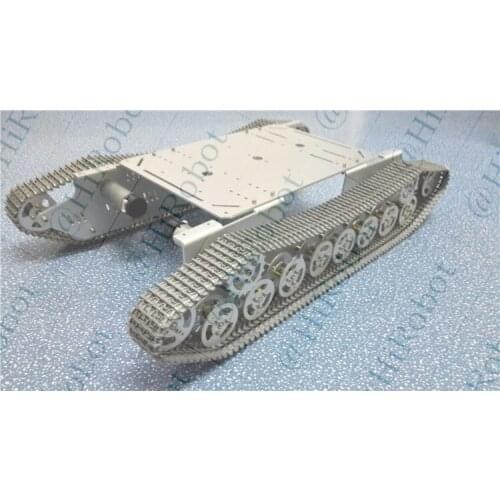 T800MT 4WD Metal Tank, 4 pcs Motors,Metal Track/Caterpillar Aluminium Alloy Chassis for Smart Tank,Car,DIY,For Robot Education